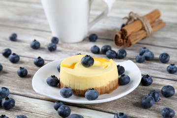 cheesecake with blueberry