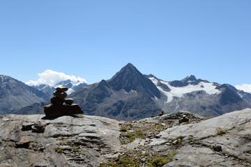 Blick vom Rofenkar zur Talleitspitze