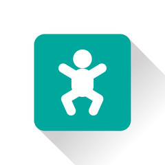 baby symbol, vector icon