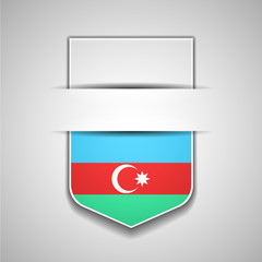 Azerbaijan shield sign