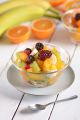 macedonia di frutta assortita