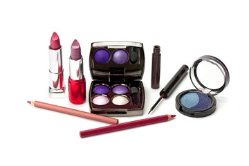 Set of decorative cosmetics