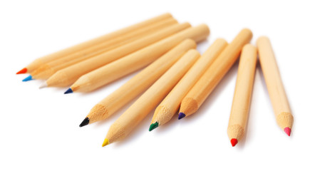 Obraz premium Pencils isolated on white background