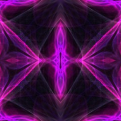 Kaleidoscopic wallpaper tiles