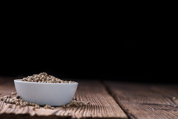 Some white Peppercorns