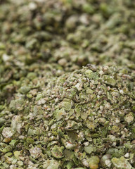 Crushed green Peppercorns (texture)
