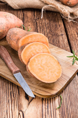 Raw Sweet Potato