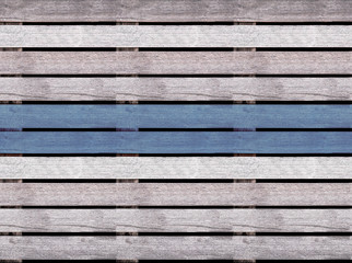 seamless wooden texture of floor or pavement, wooden pallet with blue line
