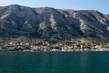 Kotor adriatic sea beach summer day