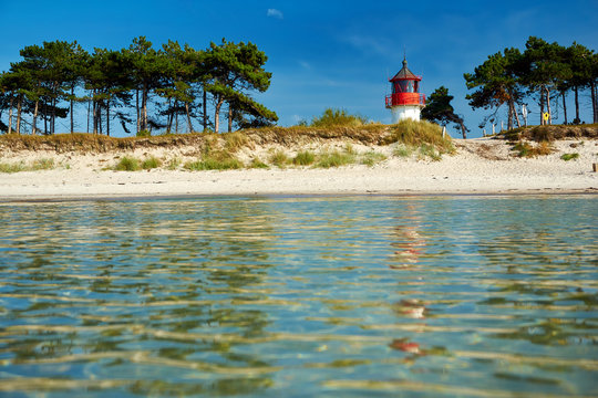 Lighthouse Gellen on Isle of Hiddensee