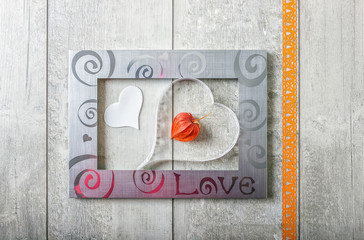 Greeting card with love