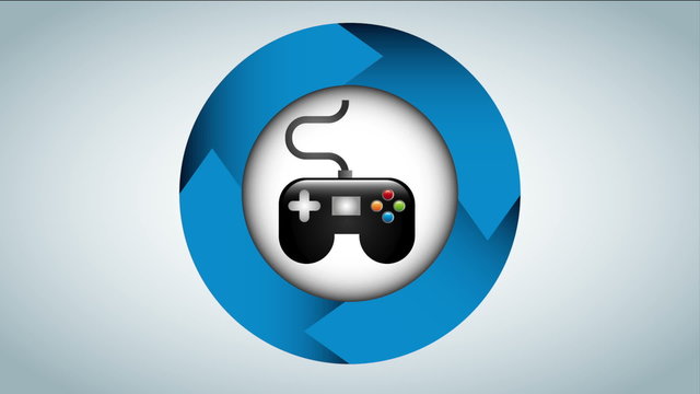 Gamepad icon design, Video Animation 
