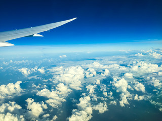 Fototapeta premium cloud above the blue sky