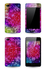 Mobile phone cover with mosaic