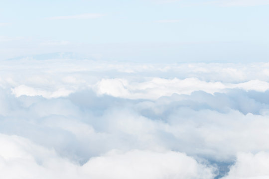 Sky with fluffy