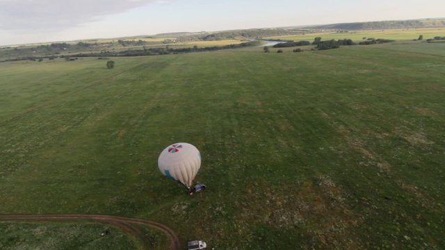 Aerial View from Hot Air Balloon Ride