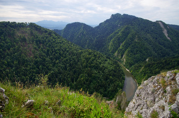 Fototapeta na wymiar Dunajec river in Pieniny mountains - Poland