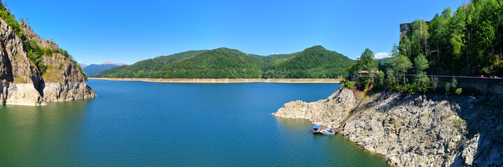 Dam lake Vidraru, Romania