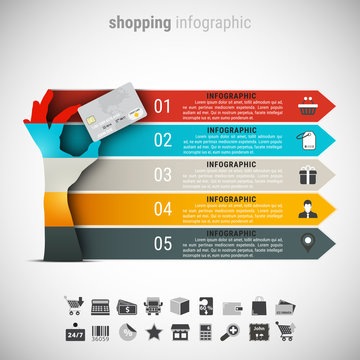 Creative Shopping Infographic