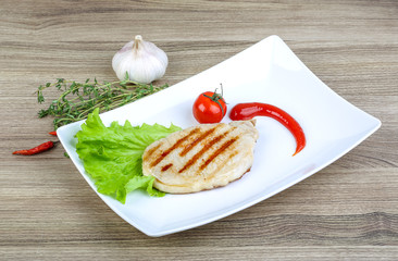 Grilled pork meat