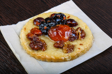 Pastry with nuts and berries