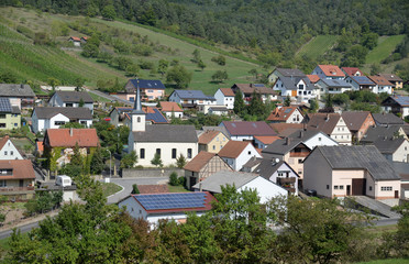 Fototapeta na wymiar Wirmsthal bei Bad Kissingen