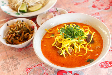 Khao Soi Recipe, Northern Style Curried Noodle Soup with Chicken