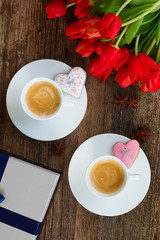 Valentines day coffee