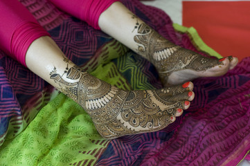henna design, bride , wedding, Rajasthan, India