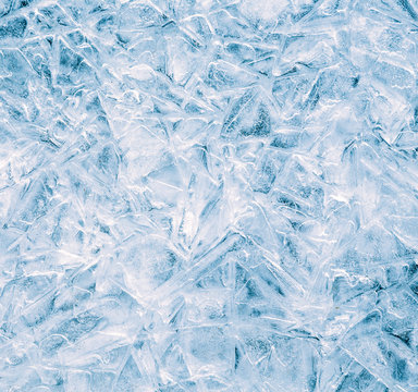 Close-up of ice surface, abstract background.