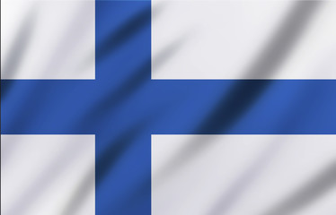 finland flag background