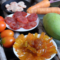 Vietnamese food, mango jam, Vietnam tet