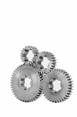 gears parts on isolated backgroud 