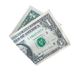 folded dollar