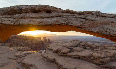 Sunrise at Mesa Arch in Canyonlands National Park