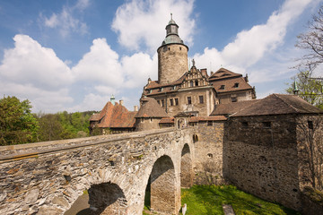 Obraz premium Beautiful Czoch castle in Lesna, Poland