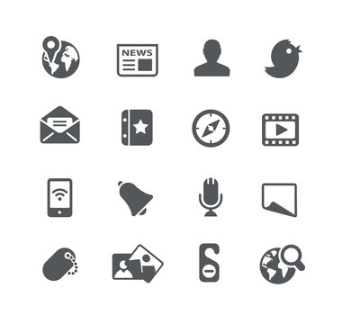 Social Web Icons -- Utility Series
