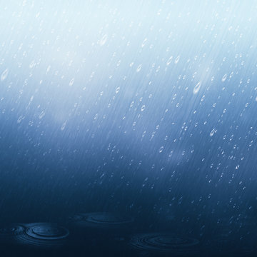 Rainy water. Abstract natural backgrounds