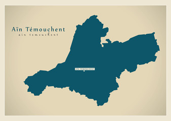 Modern Map - Ain Temouchent DZ