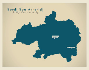 Modern Map - Bordj Bou Arreridj DZ