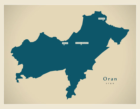 Modern Map - Oran DZ