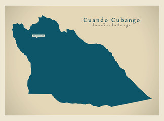Modern Map - Cuando Cubango AO