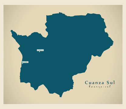 Modern Map - Cuanza Sul AO