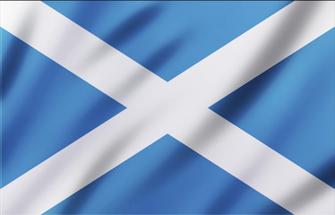 Scotland flag background
