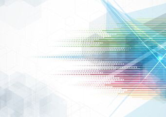 Abstract vector background. Futuristic technology style. Elegant background for business tech presentations.