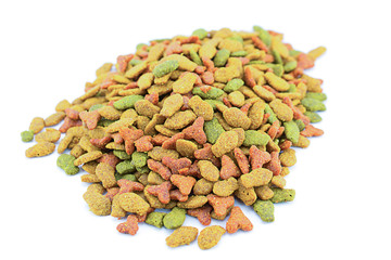 cat Food on white background.