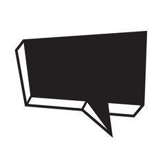 Speech bubble icon Illustration symbol design