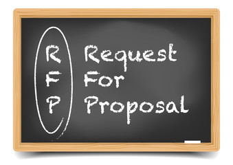 Naklejka premium Request for Proposal