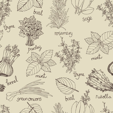 Herbs background