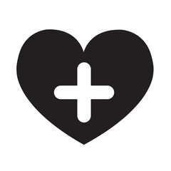 Obraz premium Heart icon Illustration sign design